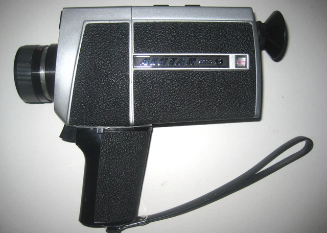 Caméra Super 8 Alstar PZ-803 Vintage 1972-73 - Zoom F/1.7, Modifiée, Occasion Fonctionnelle