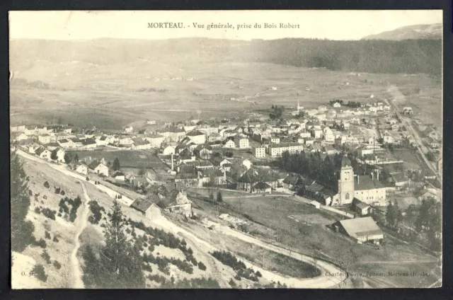 Antique Postcard 25 - MORTAL General View taken from ROBERT WOOD