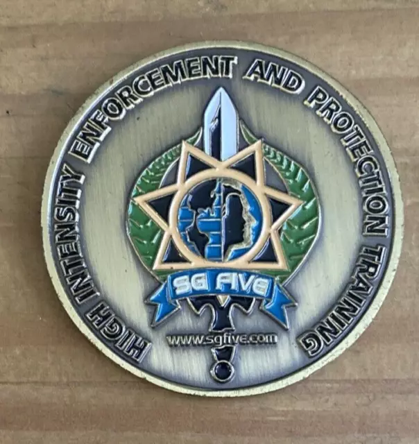 SG Five High Intensity Enforcement and Protection Operations Gear Challenge Coin