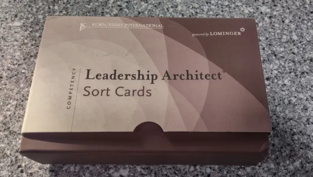 Korn Ferry Leadership Architect Sort Cards Lominger Manager Skills Competency