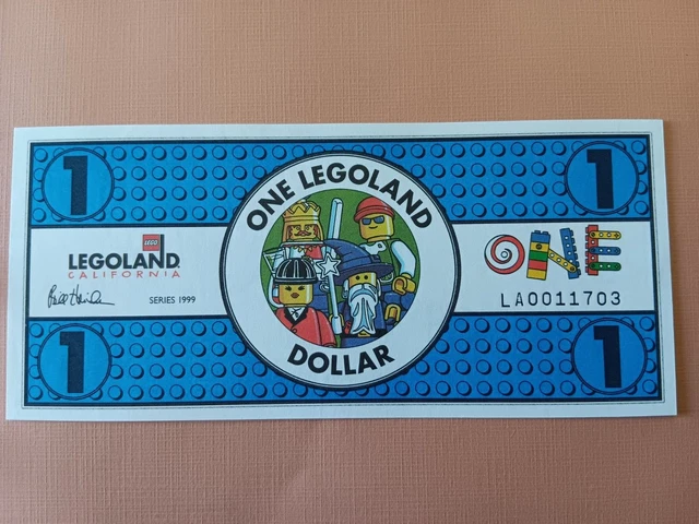 Lego Rrr LEGO LEGOLAND $1, 1999 LA Series California RRR UNC £42.16 - PicClick UK