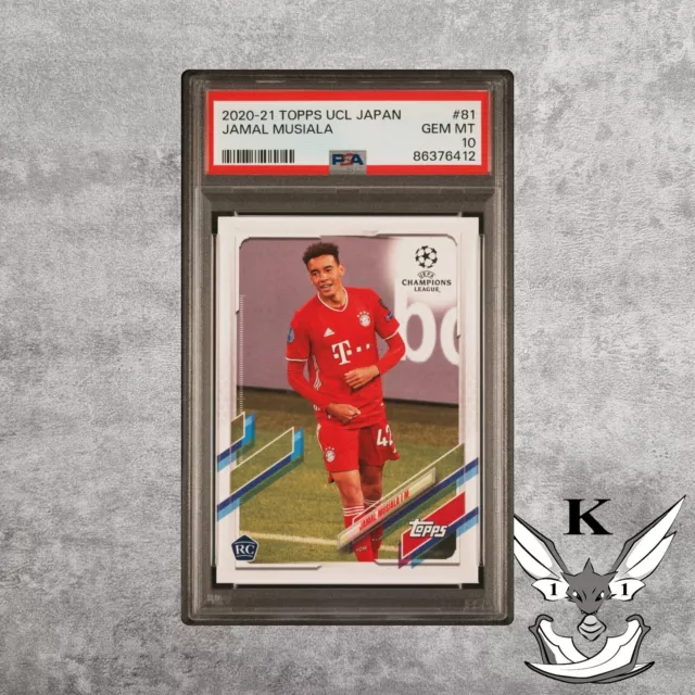 Musiala PSA 10 Rookie - Topps UCL Japan - Jamal - FC Bayern München FCB UEFA