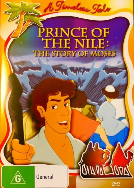 PRINCE OF THE Nile The Story of Moses (DVD) PAL REGION 4