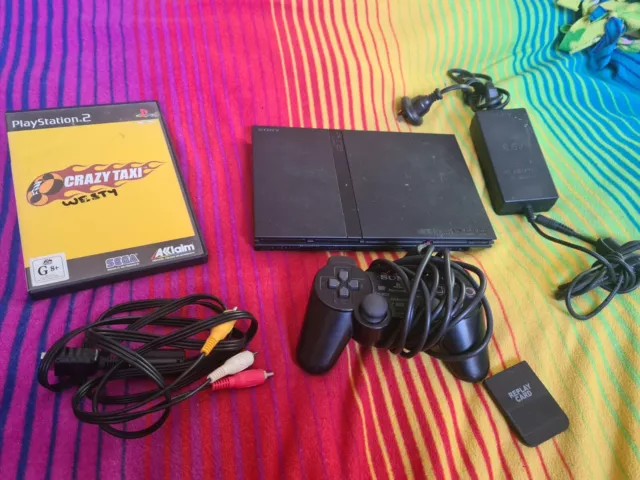 Sony PlayStation 2 Slim Console with Controller and Cables - Tested, Fully  Functional — GGDreamcast