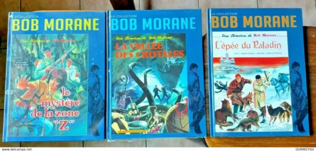 la collection BOB MORANE 1.2.3l'épée du paladin la vallée des crotales FORTON