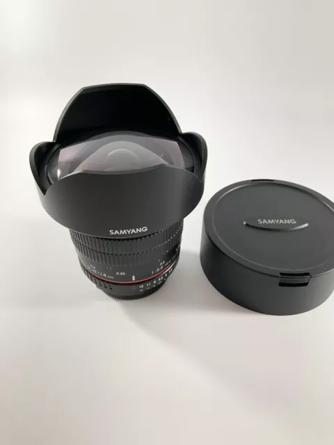 SAMYANG 14mm f / 2.8 ED IF UMC wide angle Lens - for Nikon - Great Condition
