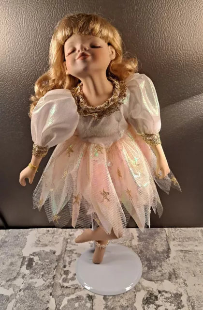 Heritage Signature Collection Doll Porcelain Kissing Fairy Angelica 15"