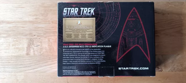 Star Trek-U.S.S. Enterprise NCC 1701-D Plakette von Eaglemoss