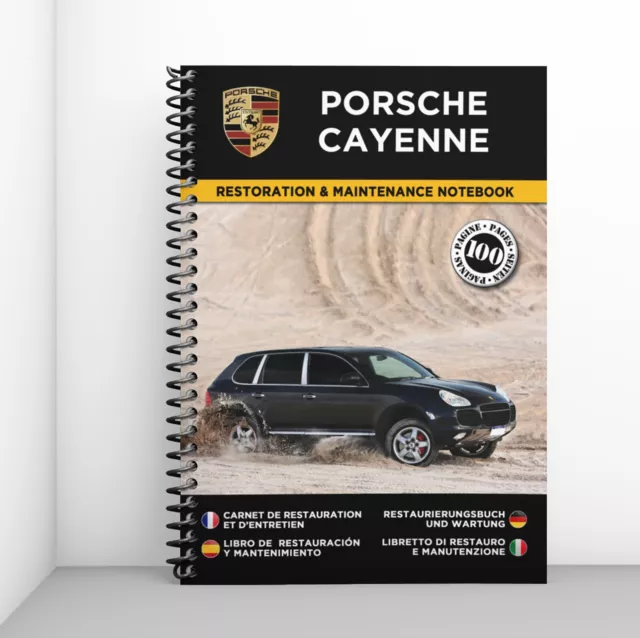 Porsche Cayenne : Carnet de Restauration et d'Entretien - Port Offert