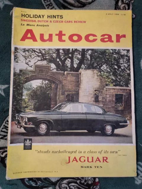 The Autocar Magazine 3 July 1964 (796) Mark 10 Jaguar Test: Fiat 1500L