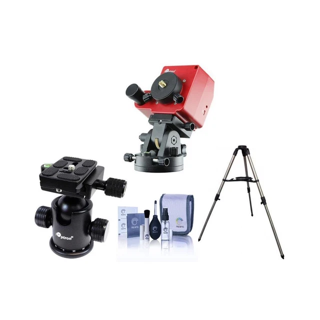 iOptron SkyTracker Pro Camera Mount with Polar Scope, Mount Only W/Tripod Bundle
