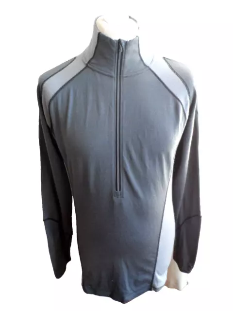 Smartwool Men's Merino Base Layer Long Sleeve Half Zip Top - Size Medium 40-42"