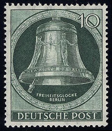 76 Glocke I (Klöppel links) 10 Pf **