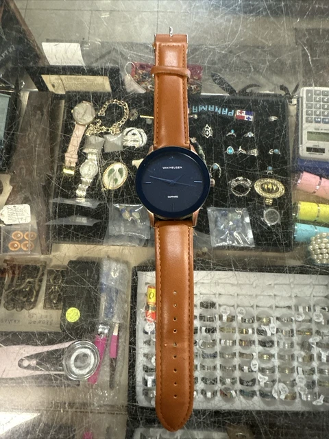 Van heusen sapphire watch clearance