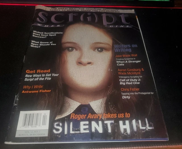 SCRIPT MAGAZINE SILENT Hill 1 NUMERO playstation ps2 ps4 RARO FILM ...