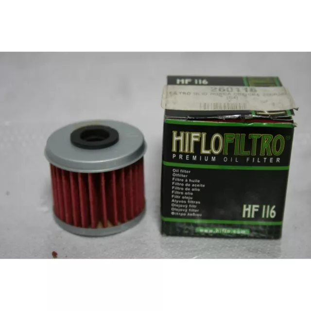 Filtre à Huile Hiflo HF116 Hm Oil Filter Honda Crf 250 R Crf 450 R Husqvarna