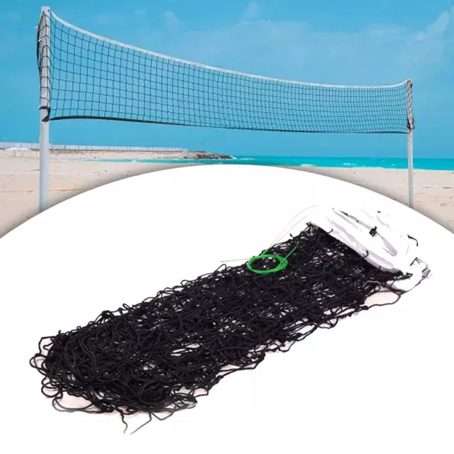 Filet de volley-ball pliable et robuste, pour plage, jardin, arrière-cour