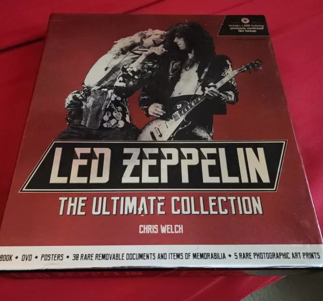 LED ZEPPELIN: The Ultimate Collection By Chris Welch, Book, DVD, Posters & More