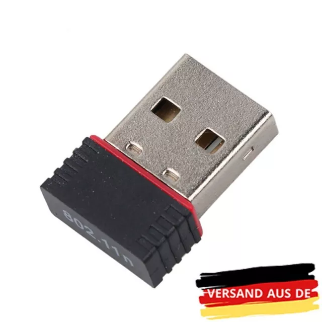 WLAN Mini 150MPS USB WiFi Wireless Network Adapter Stick Für PC Desktop