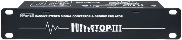 Buzz Stop III APart – Convertitore Segnale Stereo Passivo + Isolatore Di Terra – Nuovo