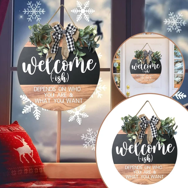Welcome Sign For Front Door Spring Summer Welcome Sign For Front Porch Rustic