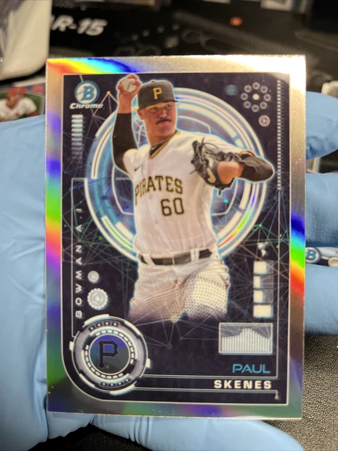 Paul Skenes Rookie Card Value 2024 Bowman Chrome Paul Skenes Rookie Refractor Card - Rare SP/SSP, Mint Condition Topps Bowman Chrome Rookie RC Paul Skenes Rookie Card Value 2024 Bowman Chrome Paul Skenes Rookie Refractor Card - Rare SP/SSP, Mint Condition Topps Bowman Chrome Rookie RC
