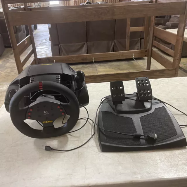 nationalisme Officier onwettig LOGITECH MOMO RACING Force Steering Wheel Pedals E-UH9 *No Power Cord* PC USB $99.99 - PicClick nationalisme Officier onwettig LOGITECH MOMO RACING Force Steering Wheel Pedals E-UH9 *No Power Cord* PC USB $99.99 - PicClick