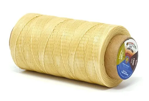 50m/Roll Leather Sewing Flat Waxed Thread Wax String Hand Stitching Craft  150-uh