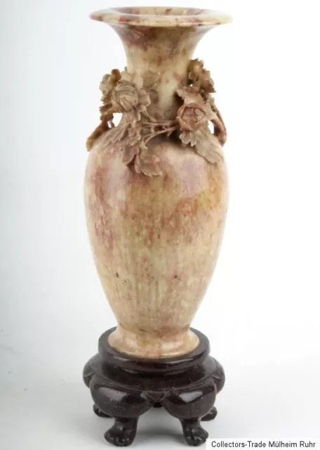 China 19. Jh. Speckstein -A Chinese Soapstone Amphora Vase - Vaso Cinese Chinois