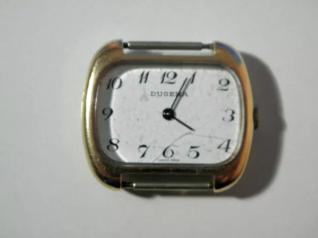 Schöne ältere Dugena Swiss Made Armbanduhr - Damenuhr mit Handaufzug