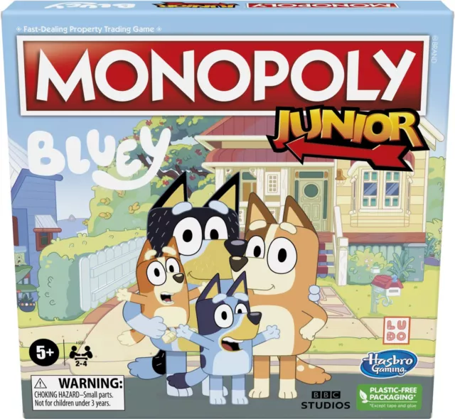 NEW Monopoly Junior Bluey from Mr Toys