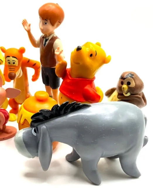 WINNIE THE POOH Figure Play Set DISNEY PVC TOY Tigger EEYORE Piglet KANGA Roo! 3