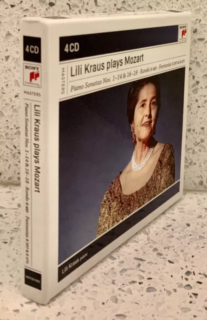 LILI KRAUS Plays MOZART Piano Sonatas (4 discs, SONY) Fantasias • Rondo