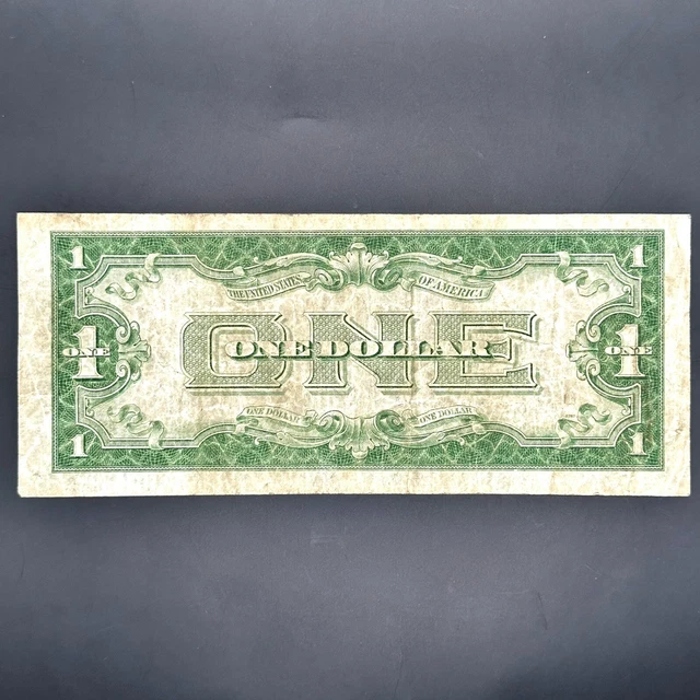 1934 $1 Silver Certificate-Funny Back Note ~ Blue Seal ~ Blue Seal 2