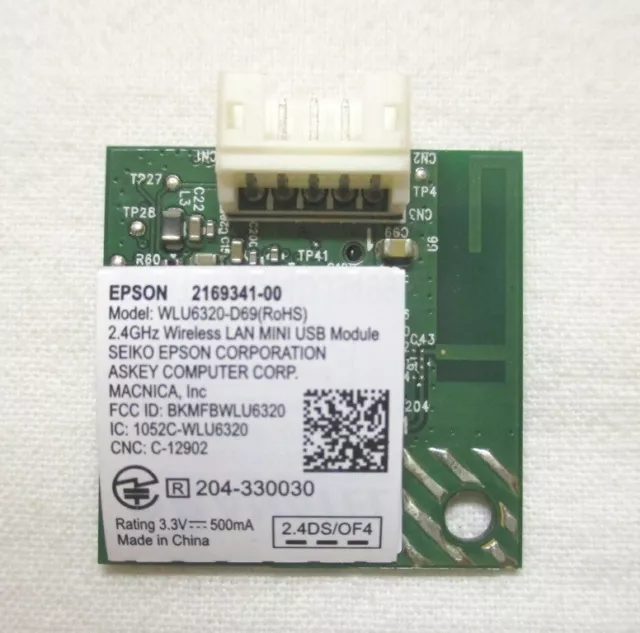 Modulo Wireless Wi-Fi Epson WLU6320-D69  2169341-00, originale!