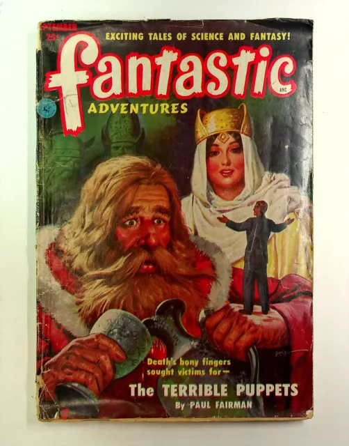 Fantastic Adventures Pulp / Magazine Sep 1951 GD/VG 3.0 Low Grade