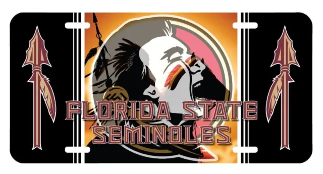 Florida State University Seminoles Aluminum Front Car Truck Tag License Plate