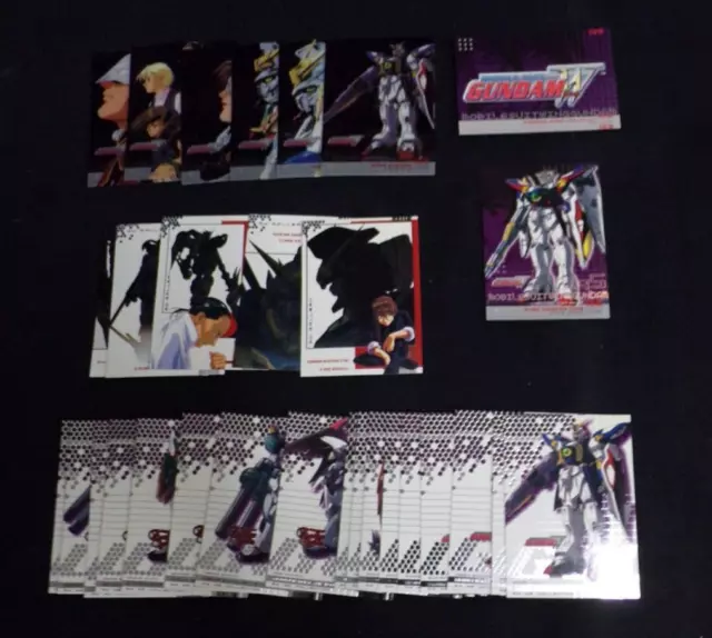 Mobile Suit Gundam Wing 2000 Bandai Upper Deck Acetate Foil Inserts 30 Card Lot