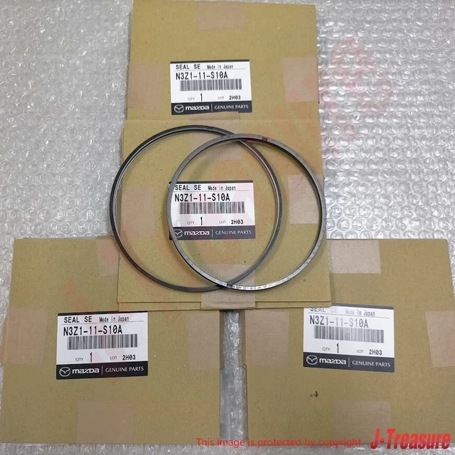Mazda Genuine OEM Rotary Engine Oil Seal Set – RX-7, RX-8, 13B, 20B, Cosmo – Includes N3Z1-11-S10A ×4