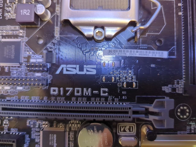 ASUS Q170M-C 1151 DDR4 Micro-ATX Motherboard (HDMI+DP+VGA+DVI port) w ...