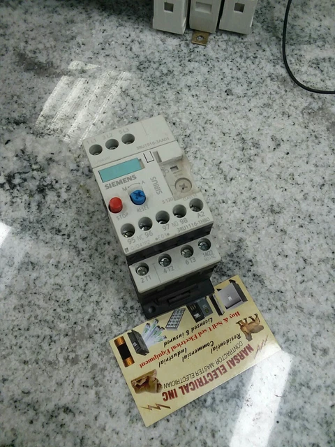 Siemens   SIRIUS  overload  relay   3RU1916-3AA01  (25E3