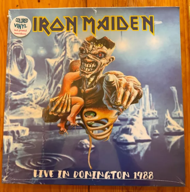 Iron  Maiden "Live In Donnington 1988 - Colored Vinyl - Sealed"