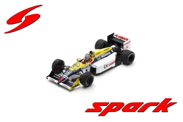 SPARK 1/43 – WILLIAMS FW11B – Winnaar GP Australië 1987 (R. Patrese