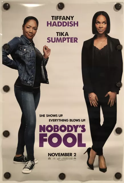 NOBODY'S FOOL Original 27" X 40" DS/Rolled Movie Poster - 2018 - TIFFANY HADDISH
