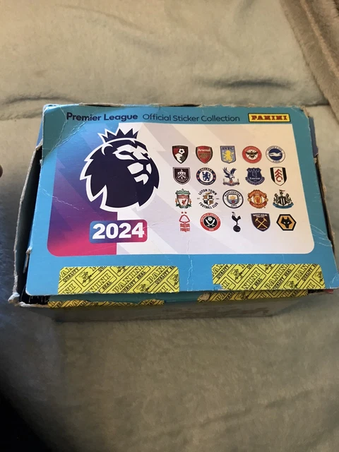 Pl Sticker PANINI PREMIER LEAGUE Official stickers 2024-Open Full Box-100 Packs £ ...
