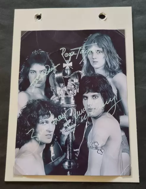 Original Autogramm von der Gruppe Queen!