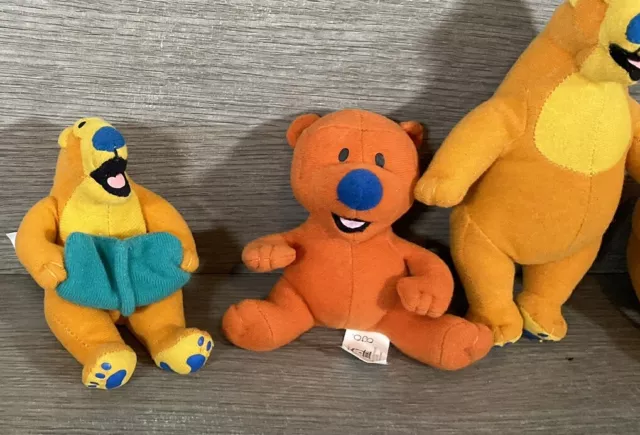 Vintage 2002 McDonalds Happy Meal Toys Bear in Big Blue House 4 Figures 2