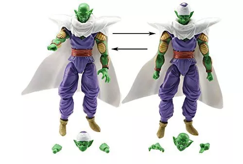 6 x Dragon Ball Z 5" Figures: Piccolo Cell Trunks Super Saiyan Goku Gohan Vegeta 2