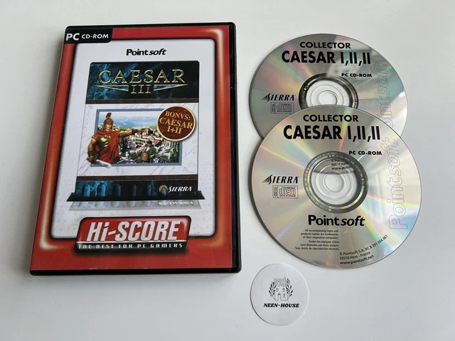 Jeu Caesar III (+ Caesar I & II) sur PC (très bon état
