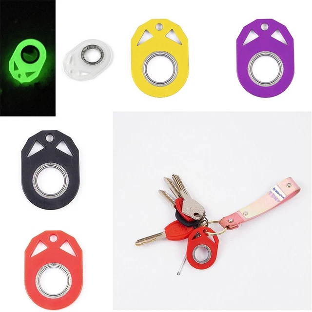 d'ascenseur Porte-clés Fidget Spinner Métal Jouet rotatif Boucle de sac à dos